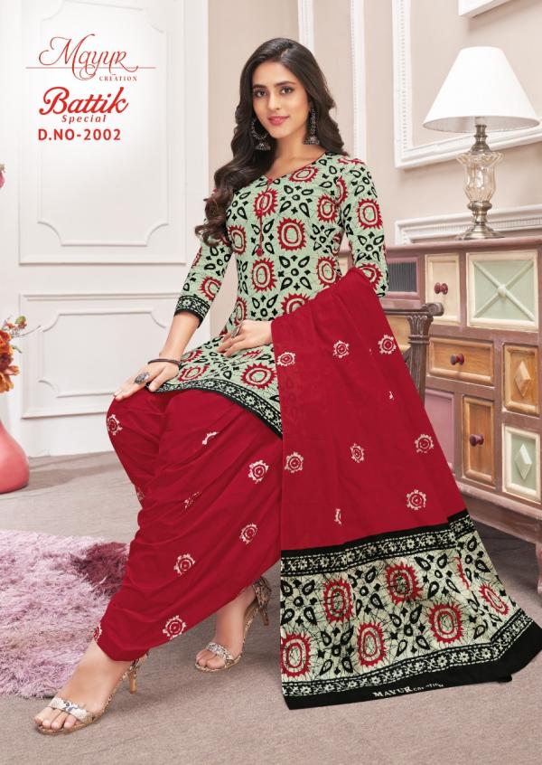 Mayur Batik Special Vol-20 Cotton Designer Batik print Dress Material
